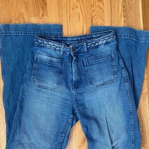 H&M Flare Denim High Waisted Jeans